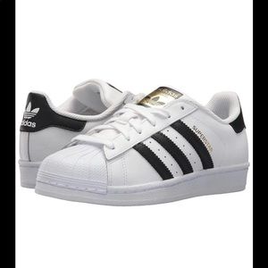 Adidas Superstars for Kids Sz 1 *firm*